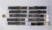 10 Bracelets de Montre Noir