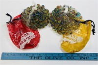 (2) Bags Vintage Marbles