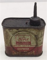 Vintage Ford Lock Fluid Lead Top Handy Oiler Can