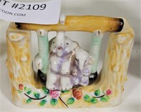 ELEPHANT AND SWING S&P SHAKER SET