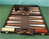 Backgammon set briefcase style