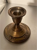 Sterling candle holder