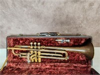 Vintage York Grand Rapids Trumpet W/ Case