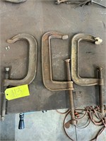 (3) C CLAMPS