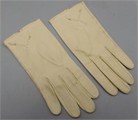 Hermes Paris France Vintage Kid Gloves 7 1/2