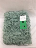 Effie Faux Fur Throw'' 50x60 (Jadeite)