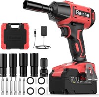 Bamse Cordless Impact Wrench, Brushless Power Impa