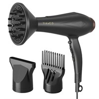 Hair Dryer Blow Dryer with Diffuser Brush Comb Att