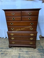 6 OVER 3 WOODEN DRESSER MADE IN USA