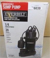 Everbilt Submersible Sump Pump