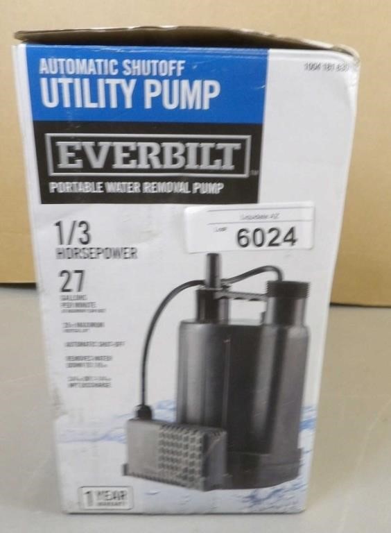 Everbilt Automatic Shutoff Ultility Pump