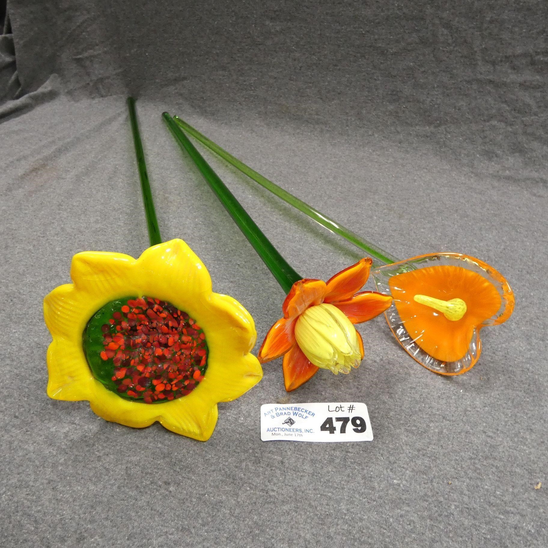 Art Glass Flower Stems