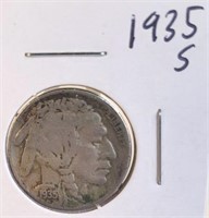 1935 S Buffalo Head Nickel