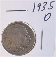 1935 D Buffalo Head Nickel
