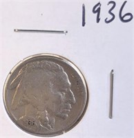 1936 Buffalo Head Nickel
