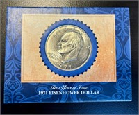 First Year Of Issue 1971 Eisenhower Dollar