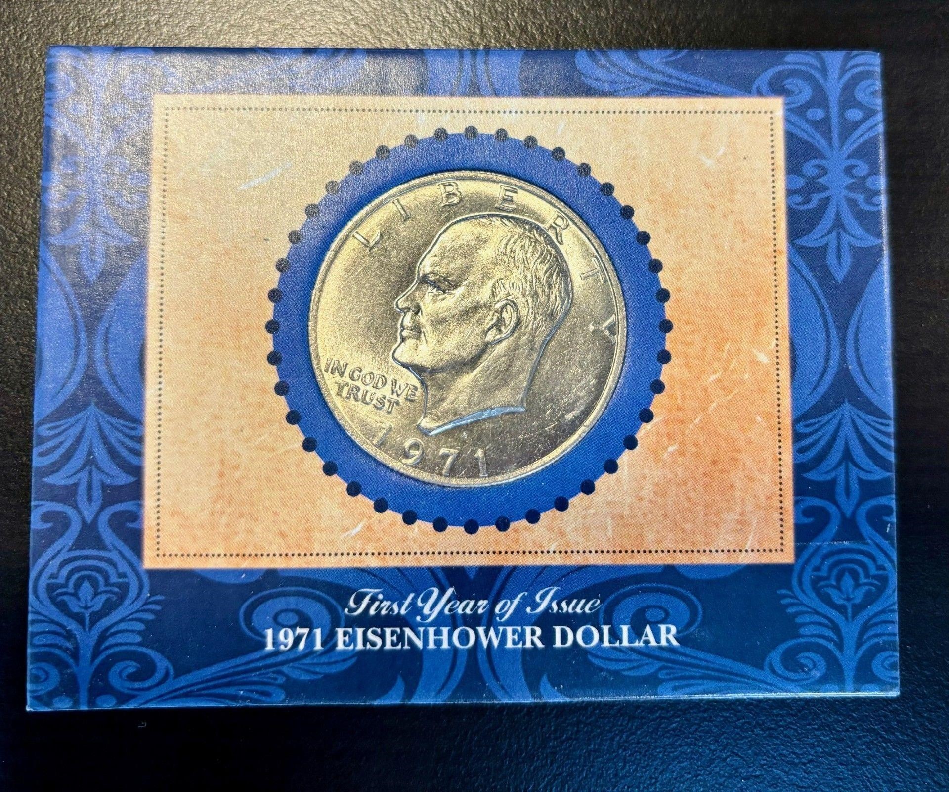 First Year Of Issue 1971 Eisenhower Dollar