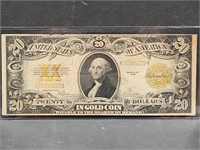 1922 US $20 Gold Coin Payable Gold Seal