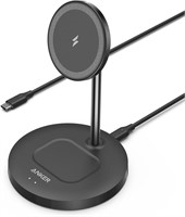 (N) Anker Wireless Charging Stand, PowerWave 2-in-