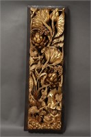 Chinese Gilt Wood Panel,