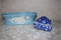 Blue Flow and Weller Pottery Lot