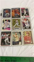 Mike Trout baseball cards.