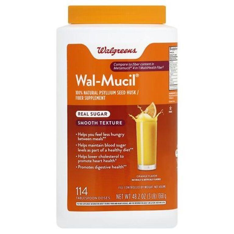 $21  Walgreens Wal-Mucil 100% Natural Fiber Orange