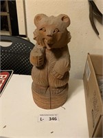 Wood Carved Bear