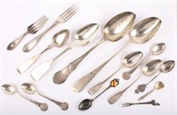 MIXED SOLID SILVER FLATWARE