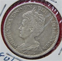 1915 Netherlands Gulden