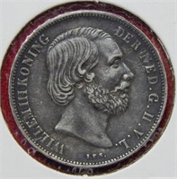 1863 Netherlands Gulden