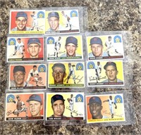 1955 topps nationals team lot