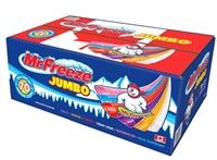 70-Pk Mr. Freeze Jumbo Freeze Pops, 150ml