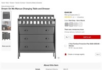 B4099  Dream On Me Marcus Changing Table