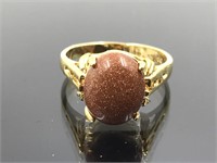 18k HGE Gold Sandstone Ring