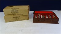 (3) Wooden Case of Battle of Concord-six pieces +