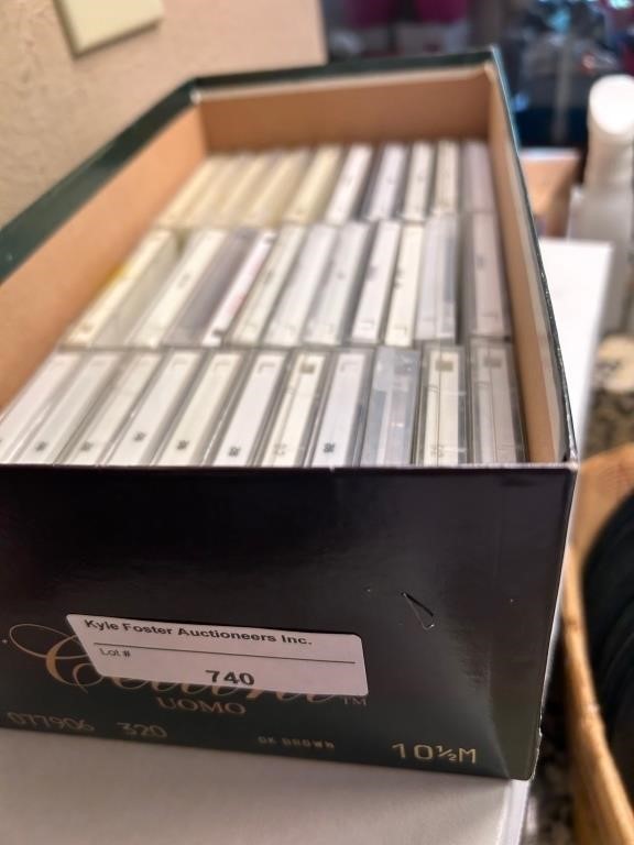 Box of Christian Motivational Cassettes