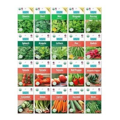 $42 Back to the Roots 20pk Herbs & Vegetable Seeds
