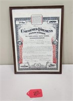 1925 FDNY Certificate