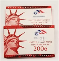 (2) 2006 Silver Proof Sets