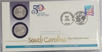 First Day Of Mintage Quarter FDC P & D MInts   a