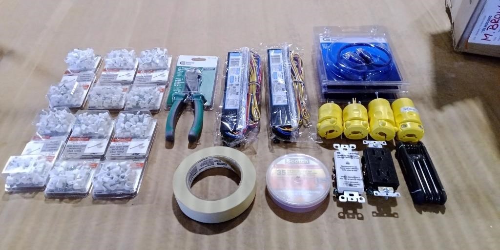 Box Of Electrical Items