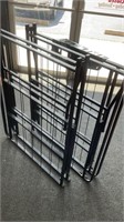 Metal folding bed frame for queen size mattress,