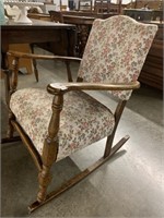 FLORAL ROCKING CHAIR