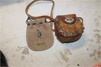 SMALL LEATHER KEEPSAKE BAGS