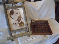 Framed Wyatt Earp Pic & Display Box