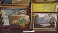 Lot of 4 Original Paintings