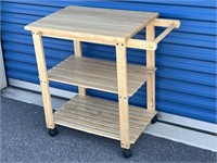 Portable Kitchen Island Cart SOLID!