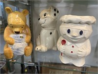 (3) Ceramic Cookie Jars