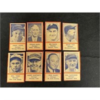(8) Circa 1920 Baseball Strip Cards